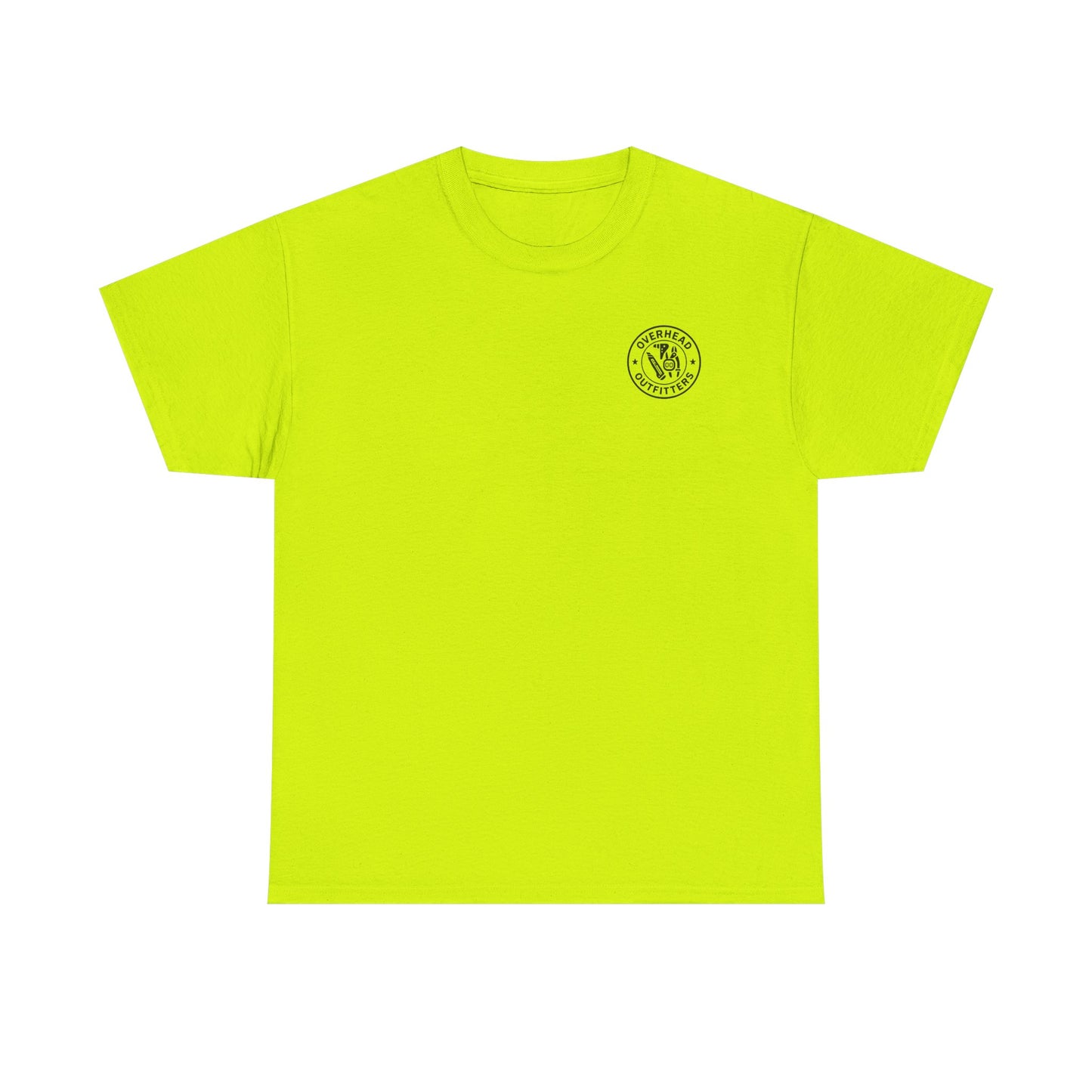 “Measure. Cut. Curse. Repeat.” Safety Colors Tee