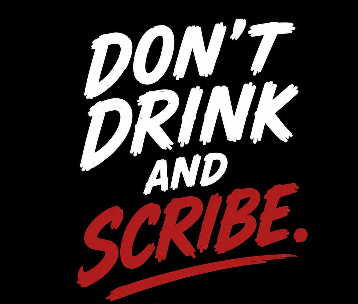 Don't Drink and Scribe – Ceiling Installer Tee