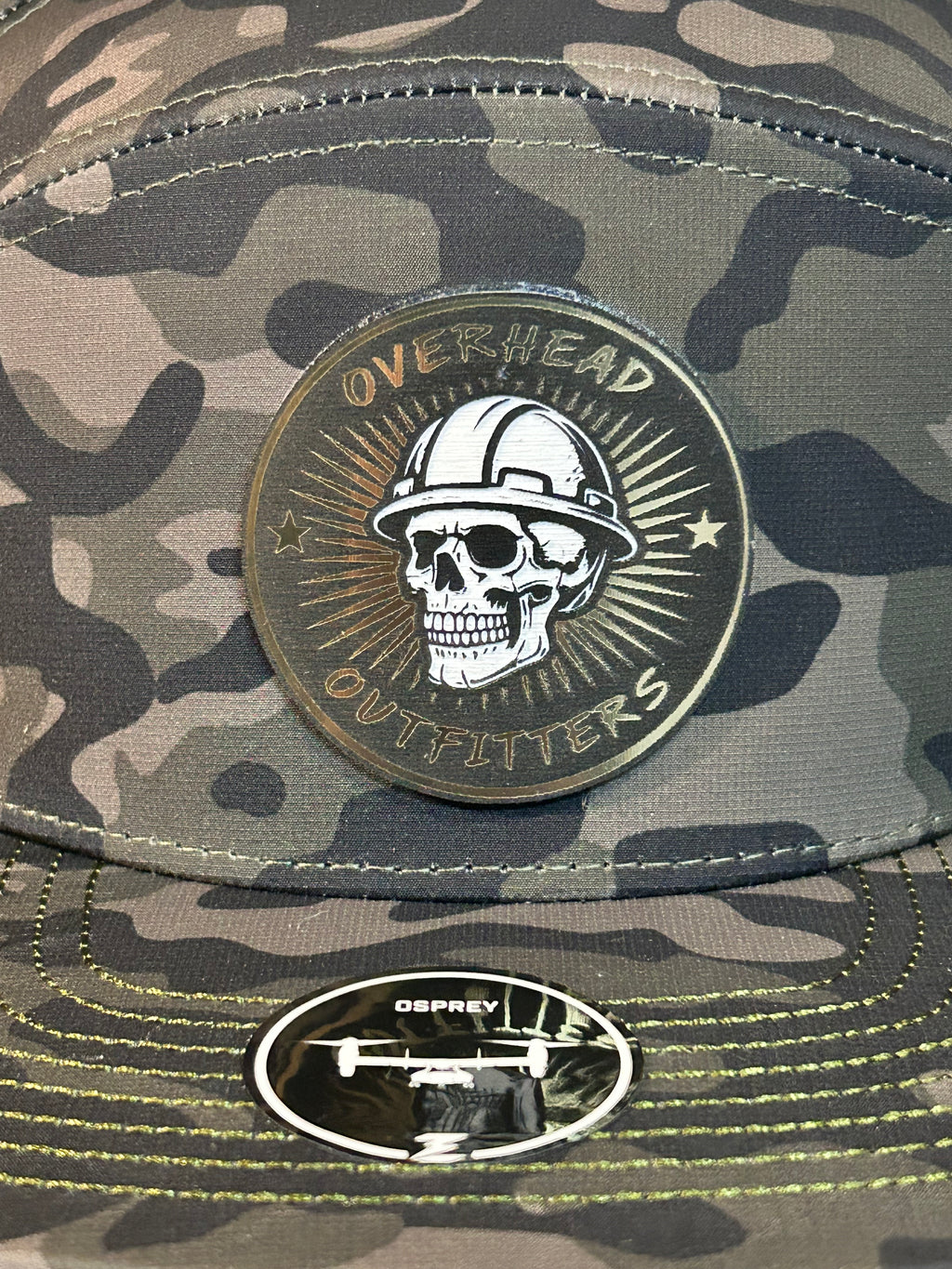 Overhead Outfitters brand logo Trucker Hat – Acrylic Patch