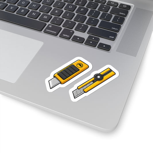 Snap blade knife kiss-cut sticker