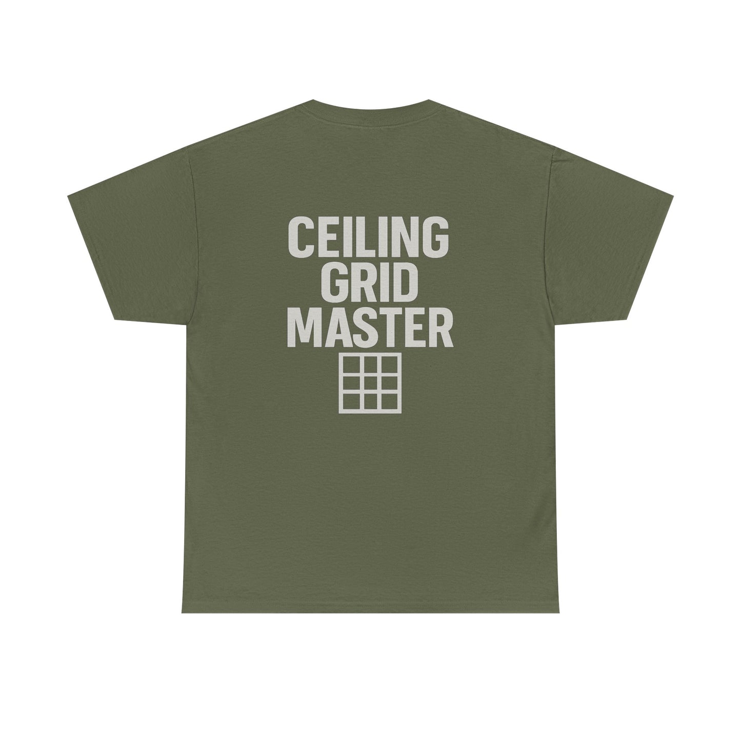 “Ceiling Grid Master” shirt