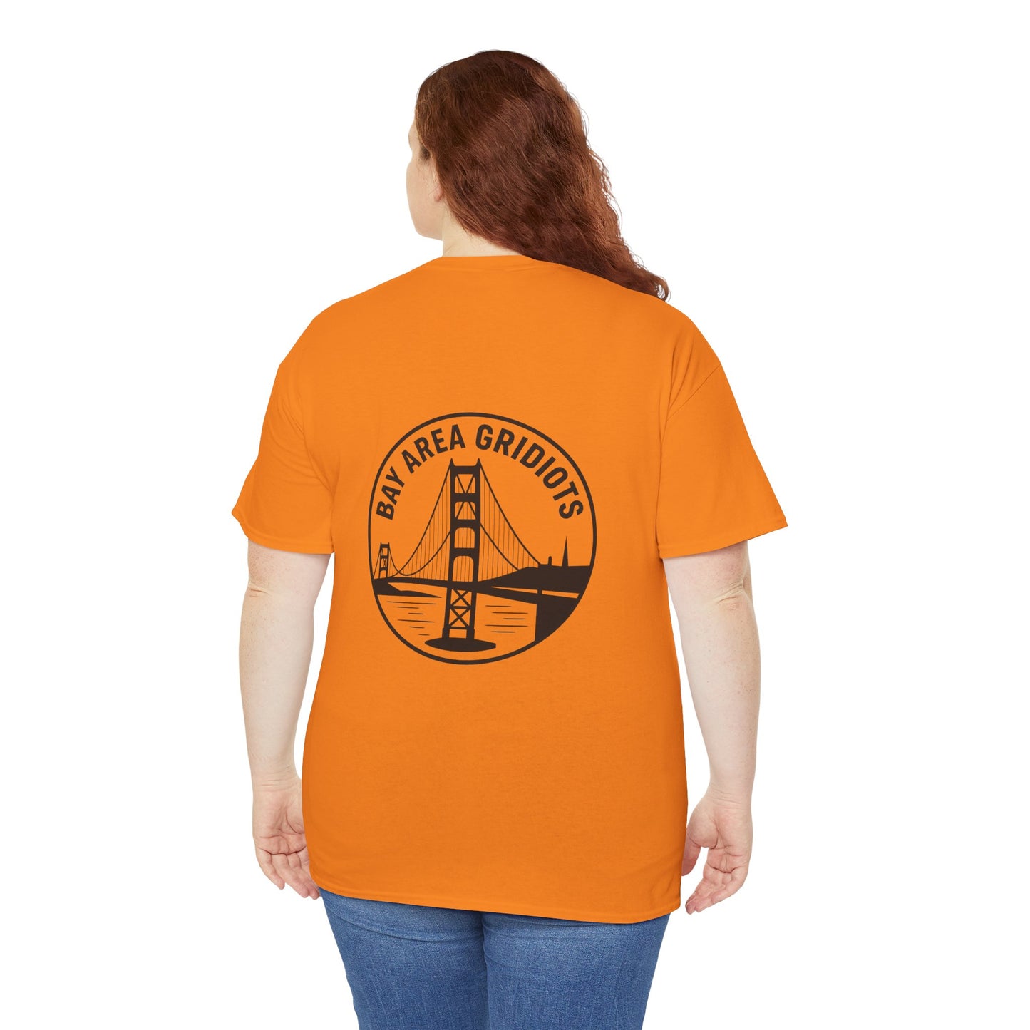 “Bay Area Gridiots” with Golden Gate Bridge. Safety colors