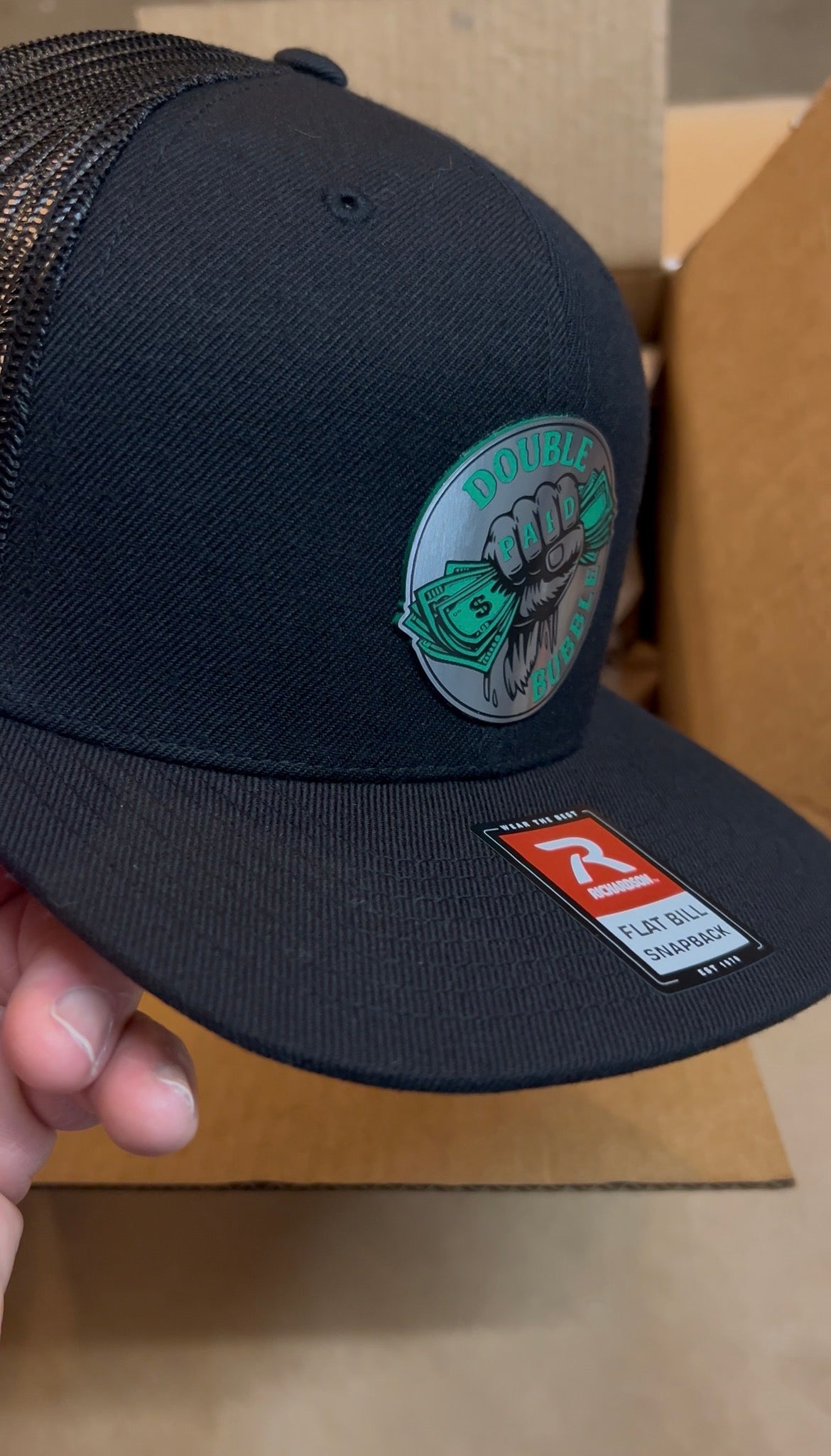 Double Bubble Trucker Hat – Acrylic Patch