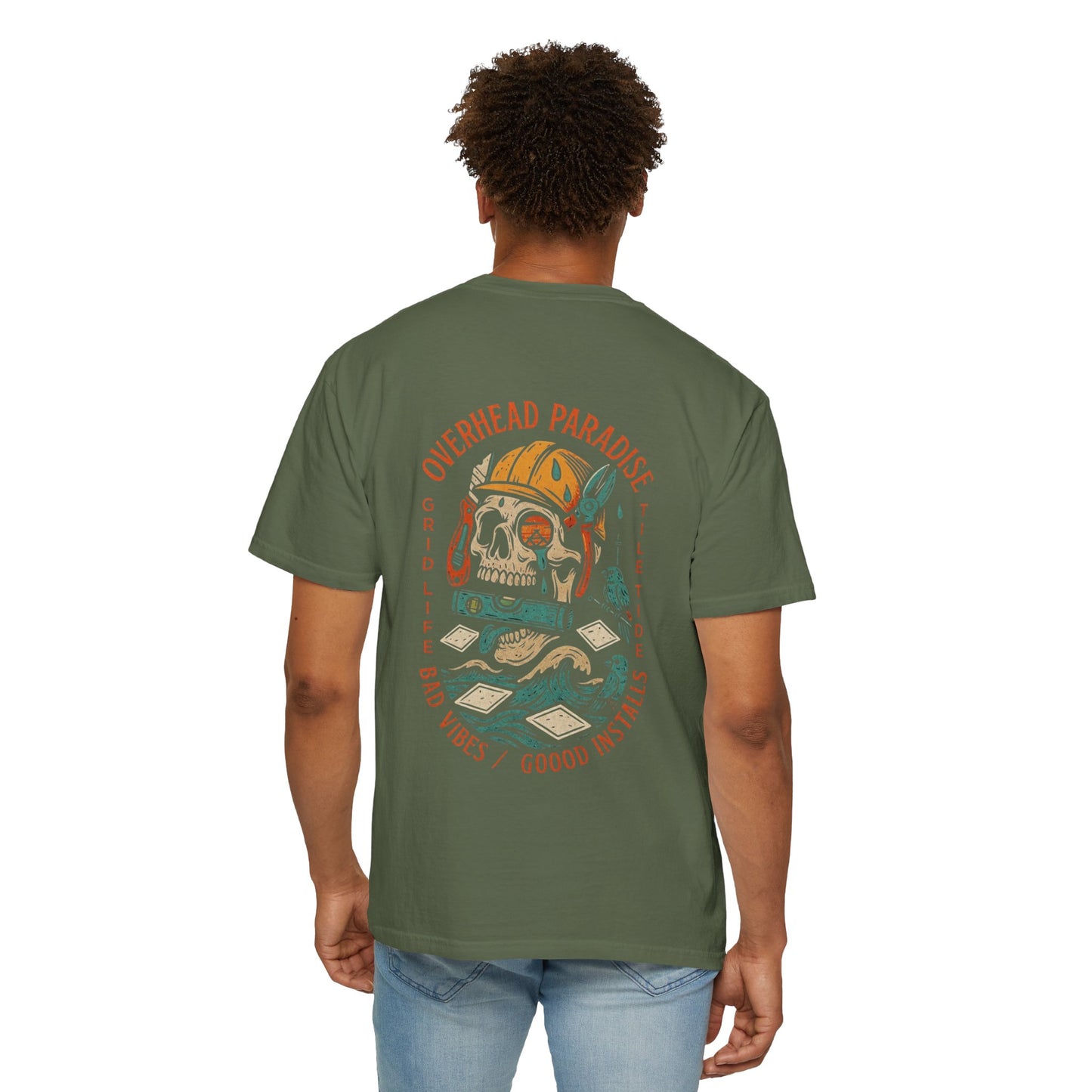 Overhead Paradise – Grid Life Tee