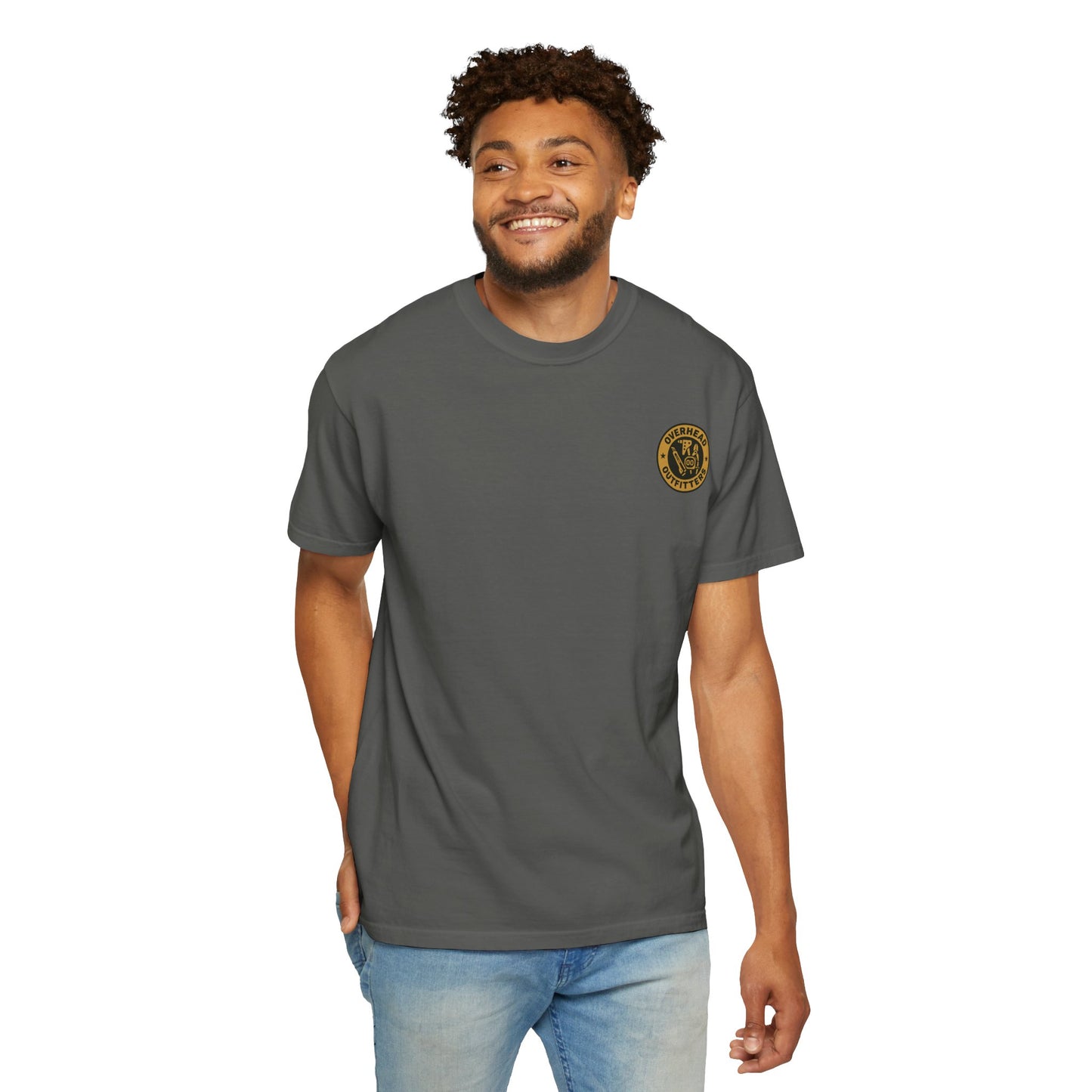Skeleton tbar guy on a scaffold with top locks - shirt