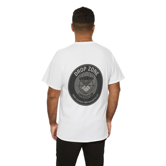 “Drop Zone Operator. Drop Ceilings-Precision Installed” military inspired shirt