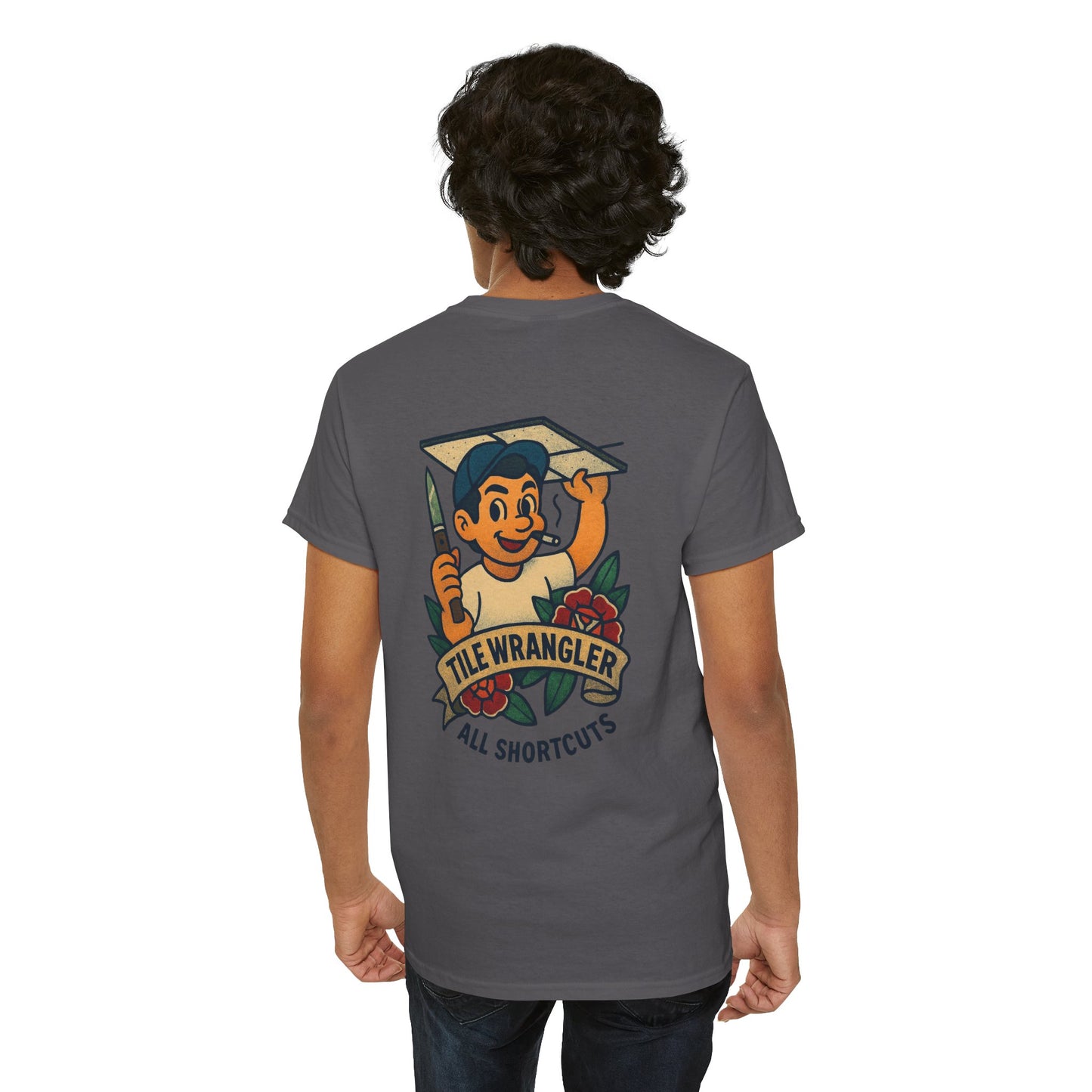 “Tile Wrangler. All shortcuts” shirt