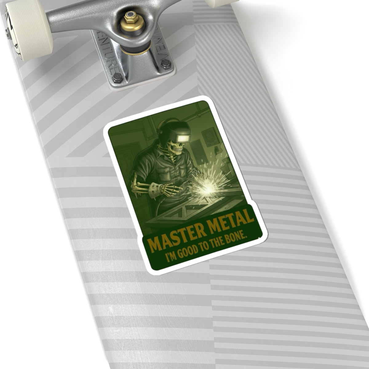 Skeleton Welder (skeleton very visible) Sticker