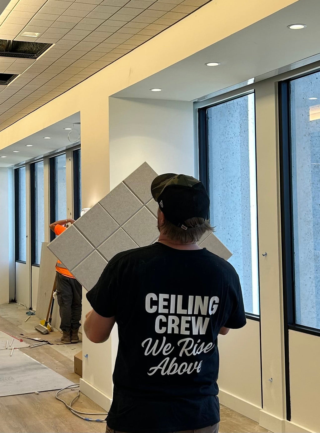 ”Ceiling Crew. We Rise Above” shirt