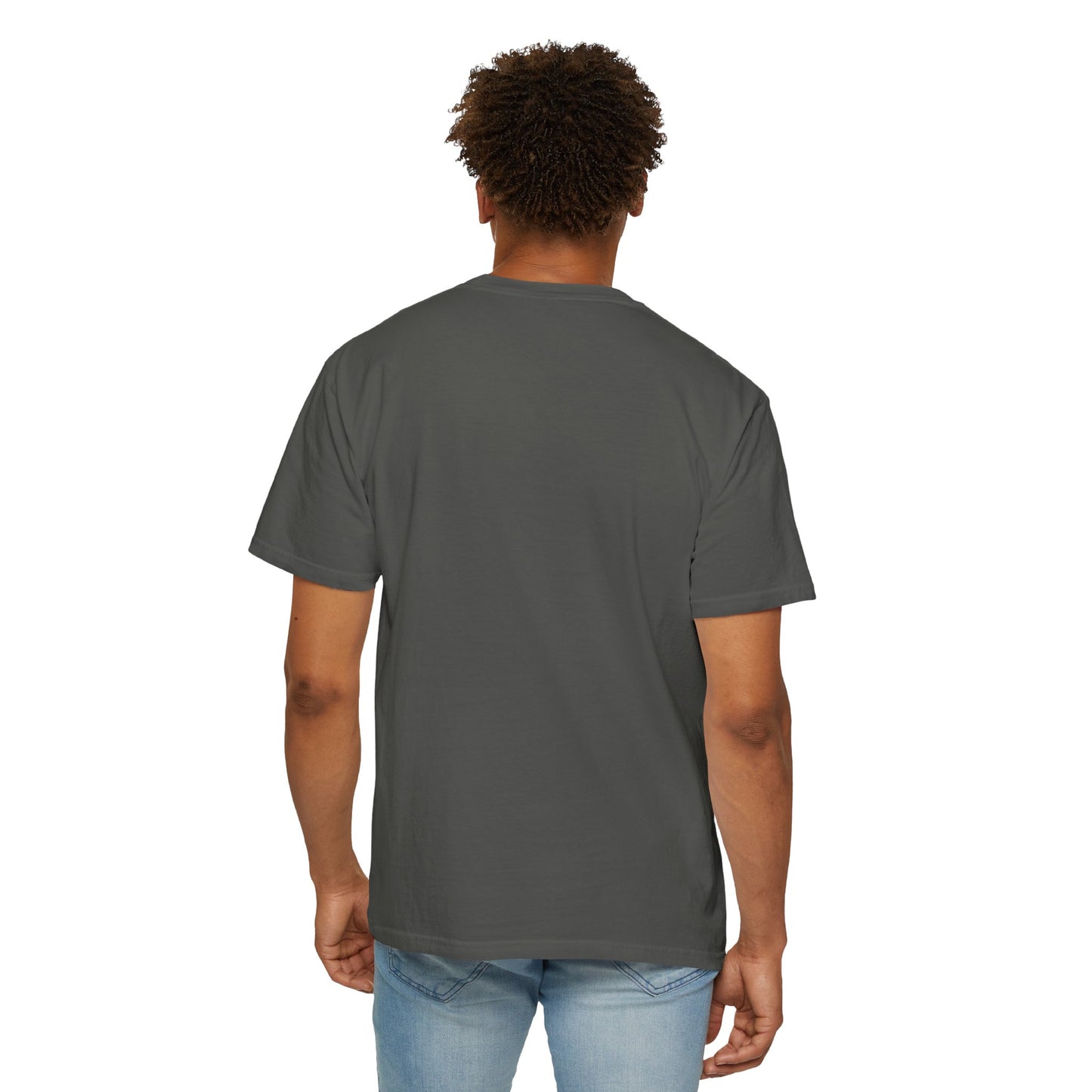 “Still Shooting. Still Cursed” (print on front) Zombie Ceiling Wire Shooter shirt