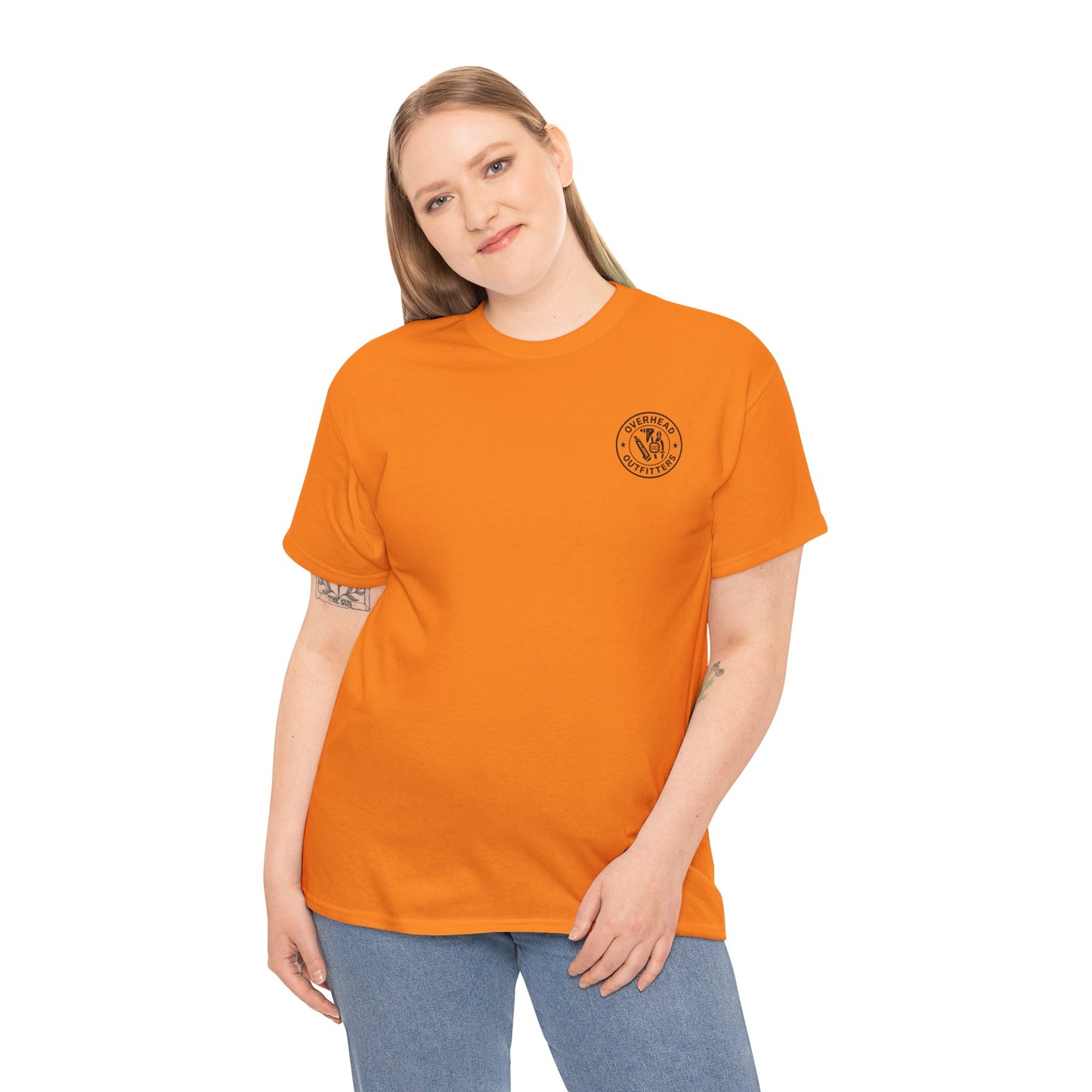 “Measure. Cut. Curse. Repeat.” Safety Colors Tee