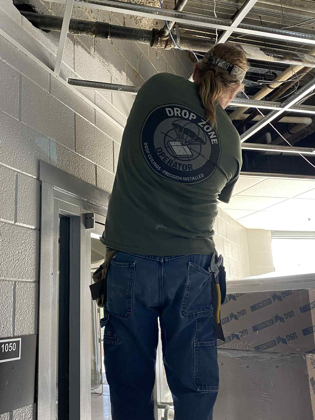 “Drop Zone Operator” military inspired shirt