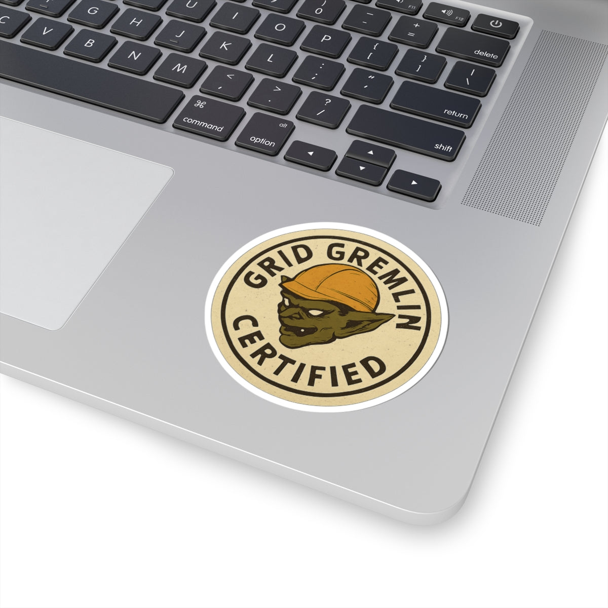 “Grid Gremlin Certified” Kiss-Cut Sticker