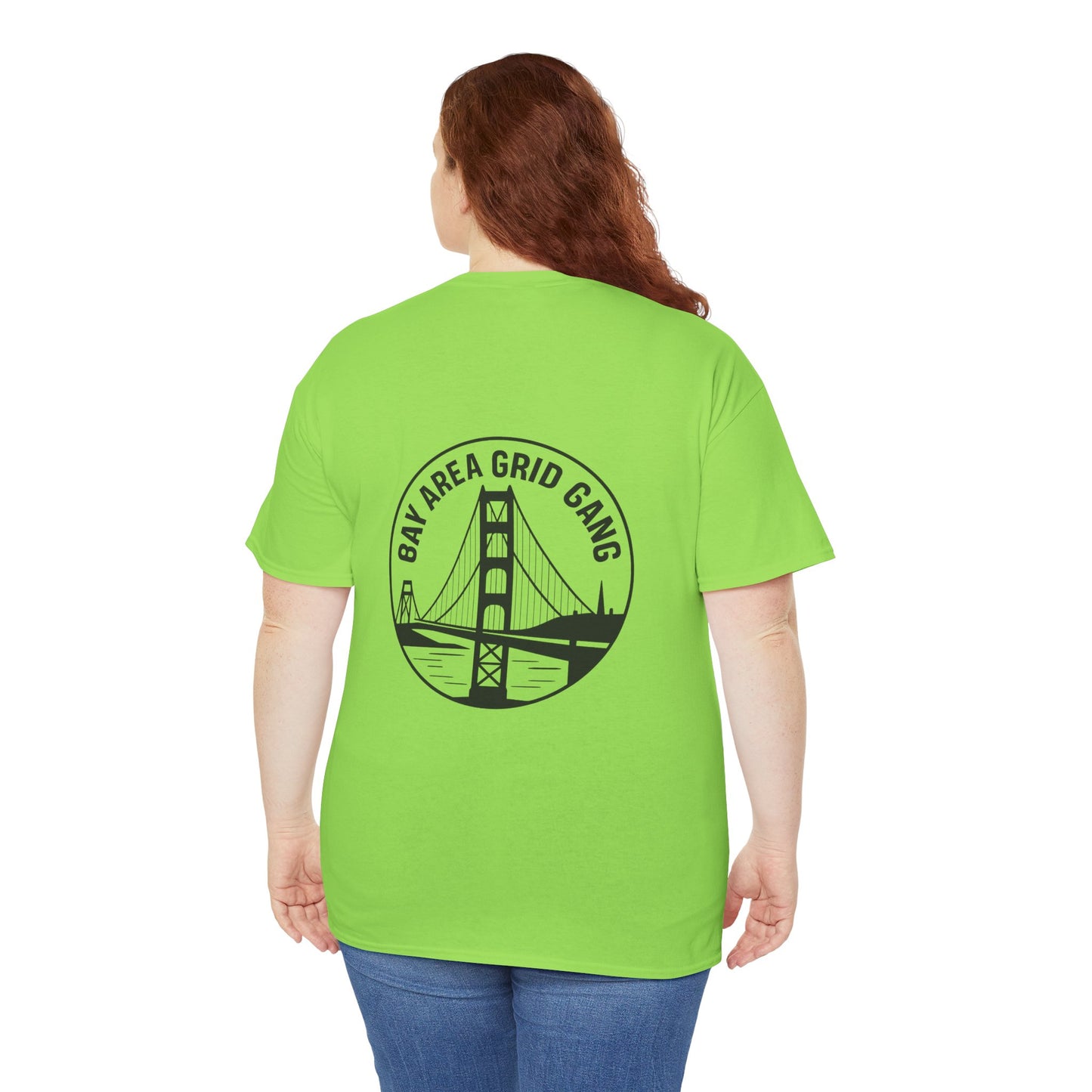 “Bay Area Grid Gang” with Golden Gate Bridge. Safety colors