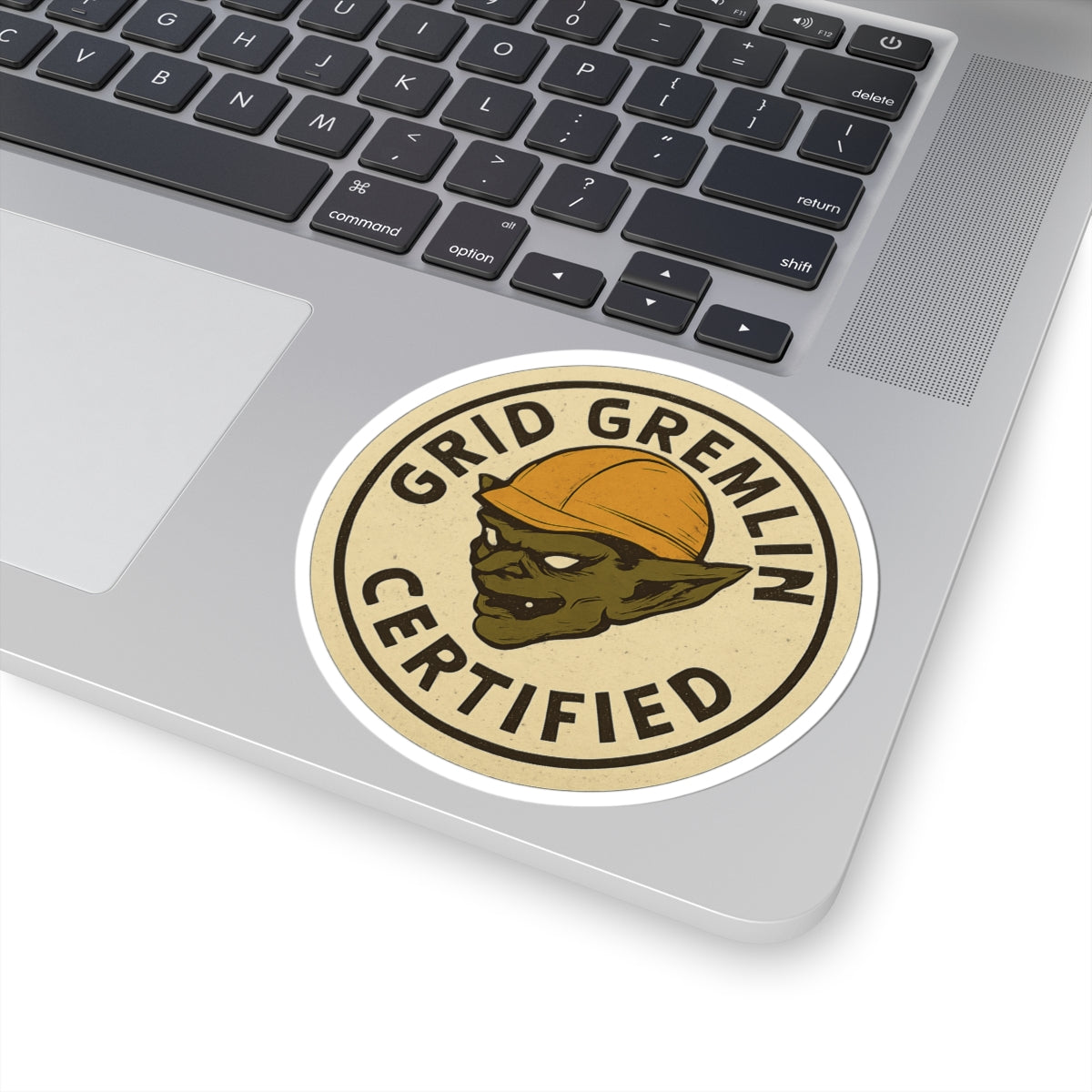 “Grid Gremlin Certified” Kiss-Cut Sticker