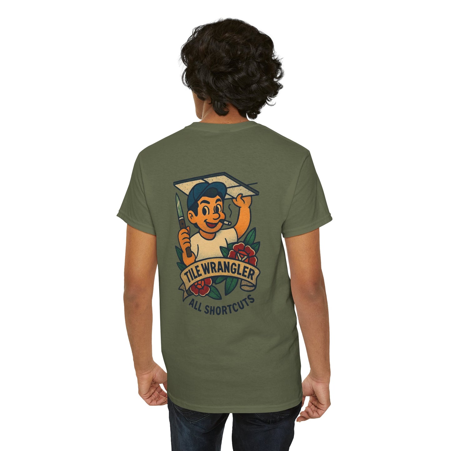 “Tile Wrangler. All shortcuts” shirt