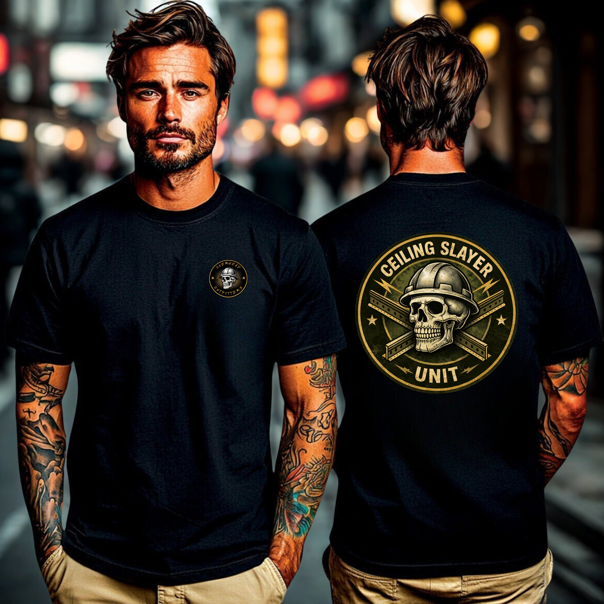 “Ceiling Slayer Unit” military inspired shirt