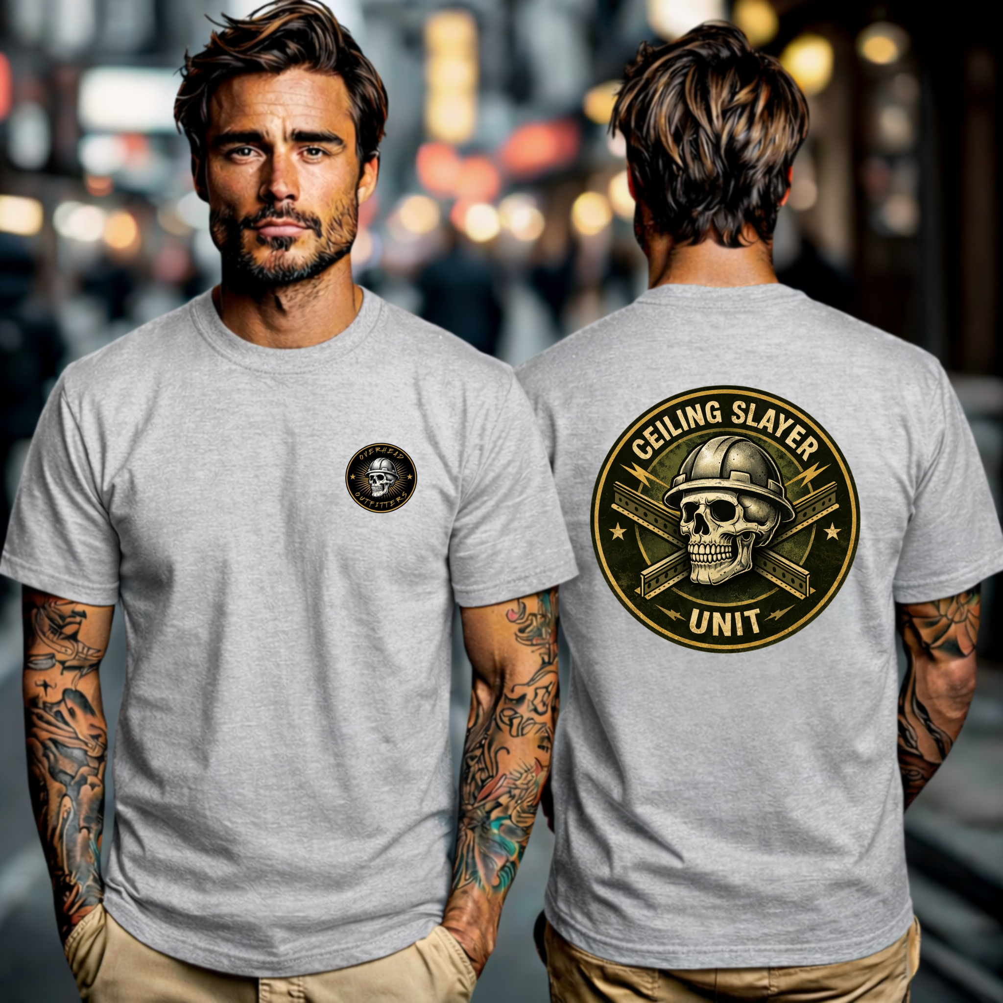 “Ceiling Slayer Unit” military inspired shirt