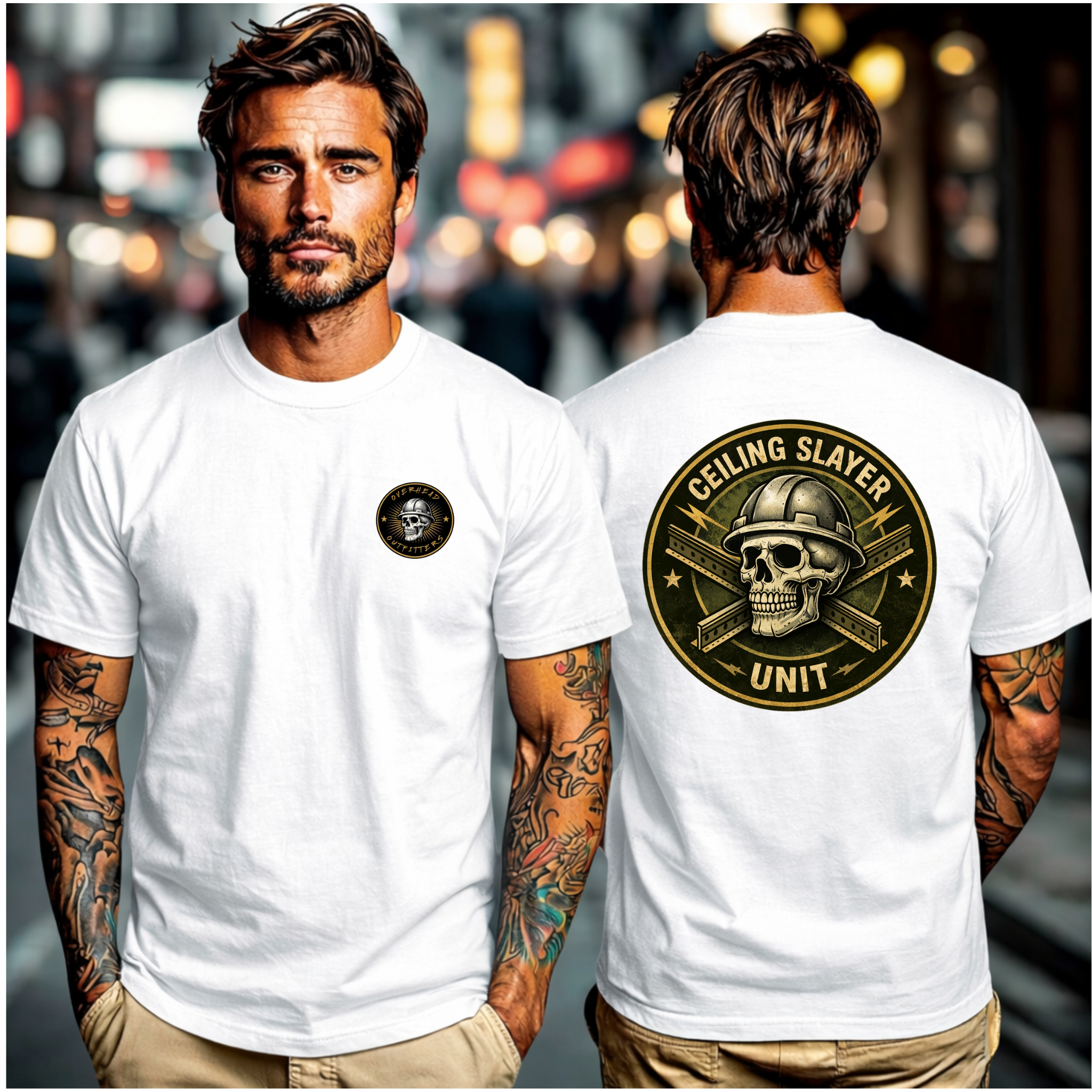 “Ceiling Slayer Unit” military inspired shirt