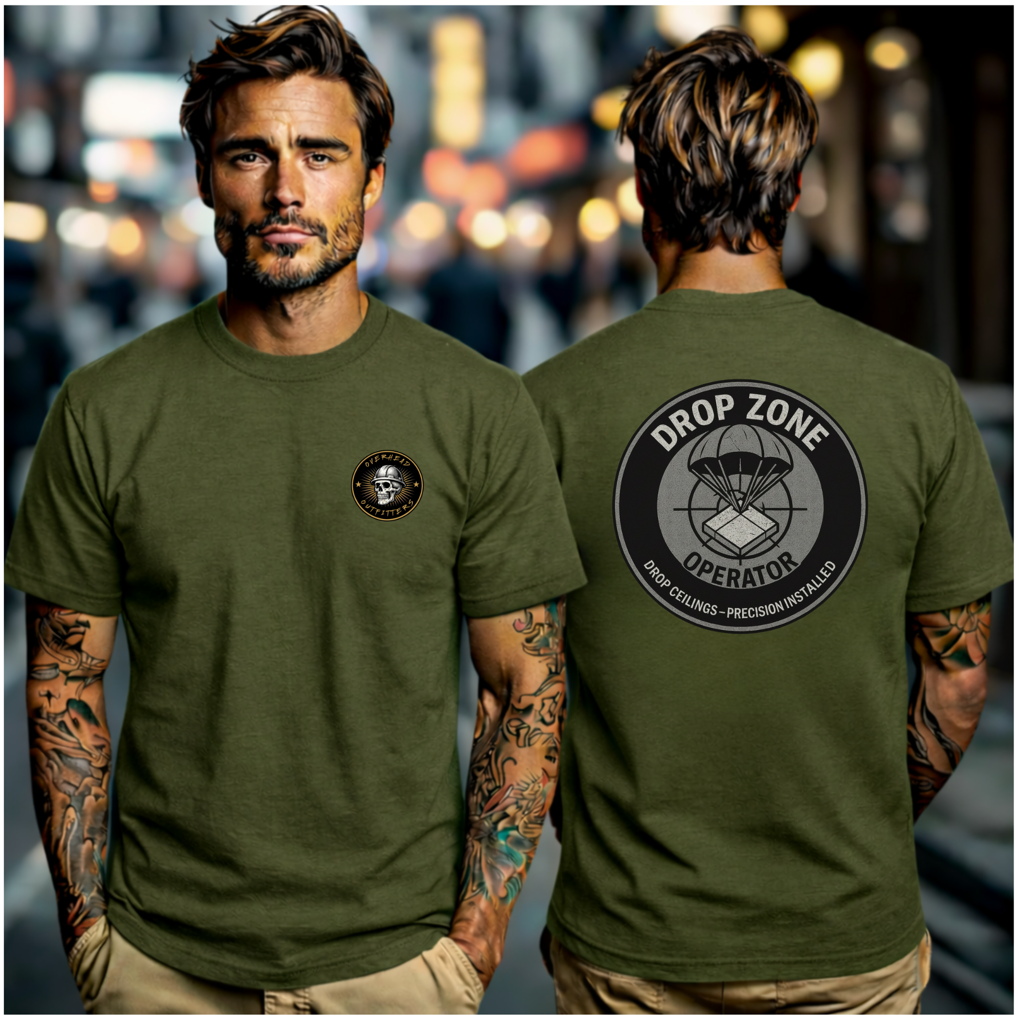 “Drop Zone Operator” military inspired shirt