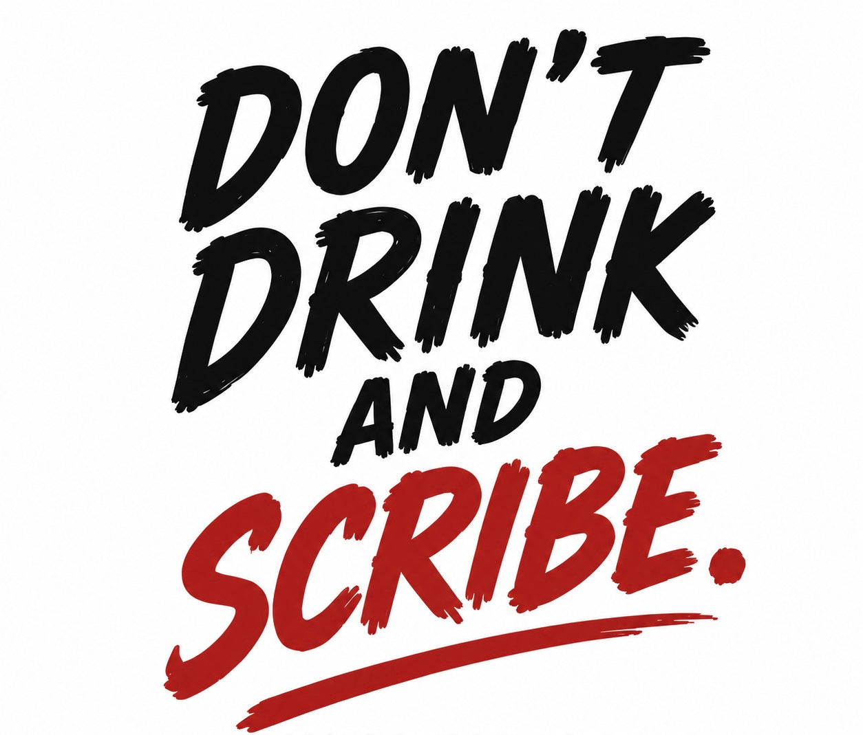 Don't Drink and Scribe – Ceiling Installer Tee
