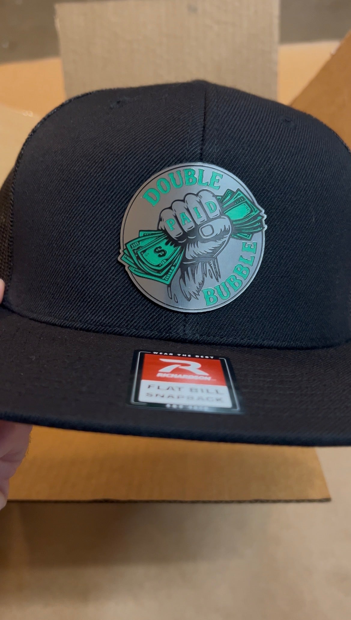 Double Bubble Trucker Hat – Acrylic Patch