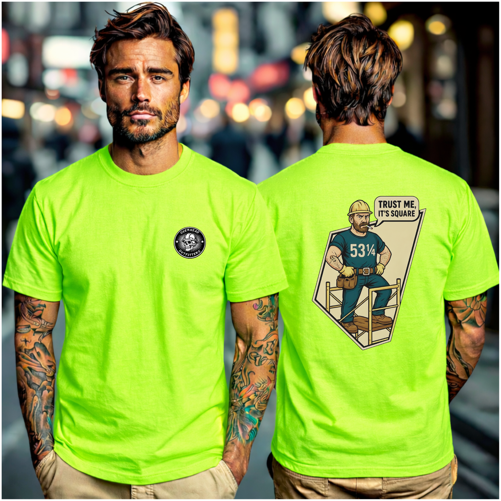 “Trust Me, It’s Square” – 53¼” shirt