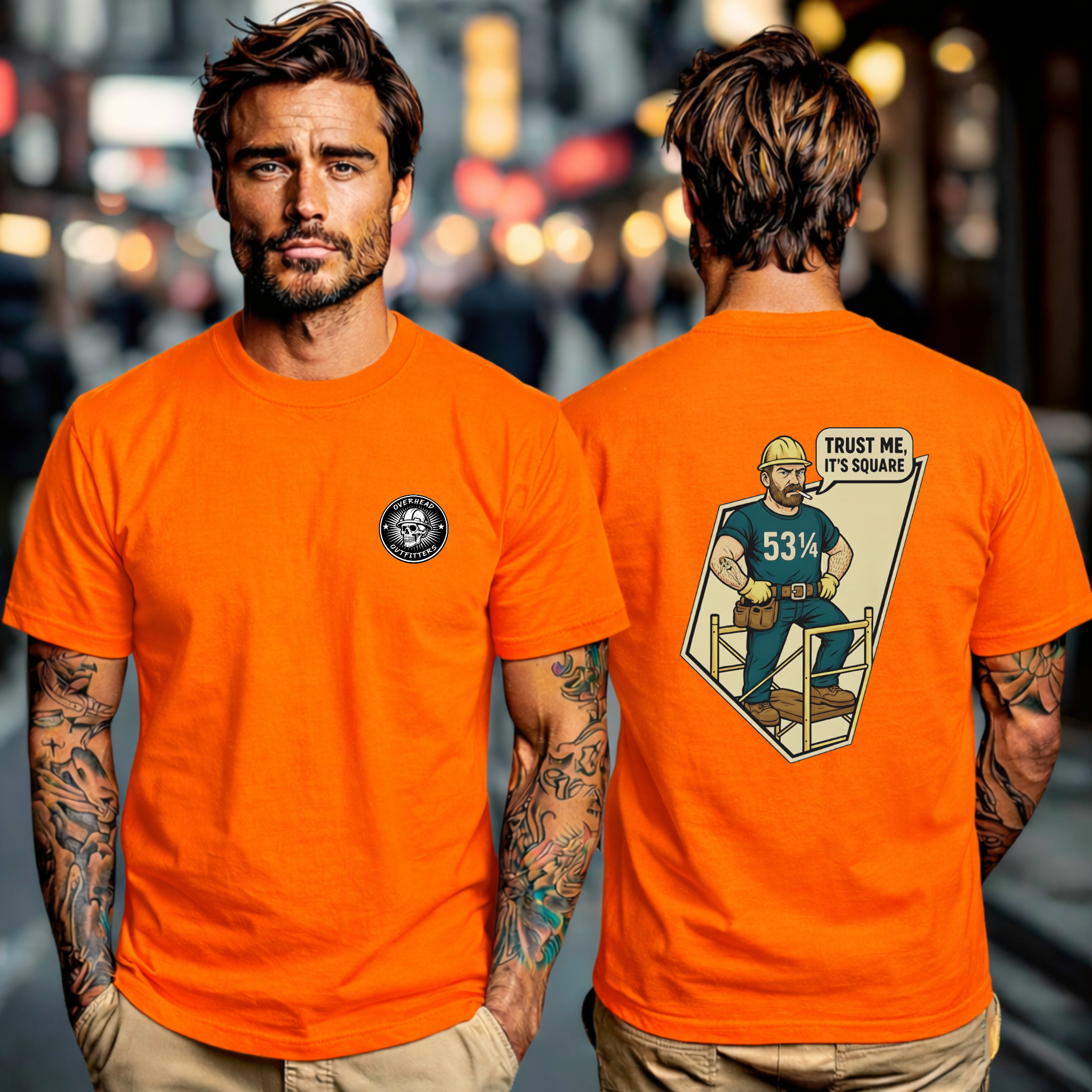“Trust Me, It’s Square” – 53¼” shirt