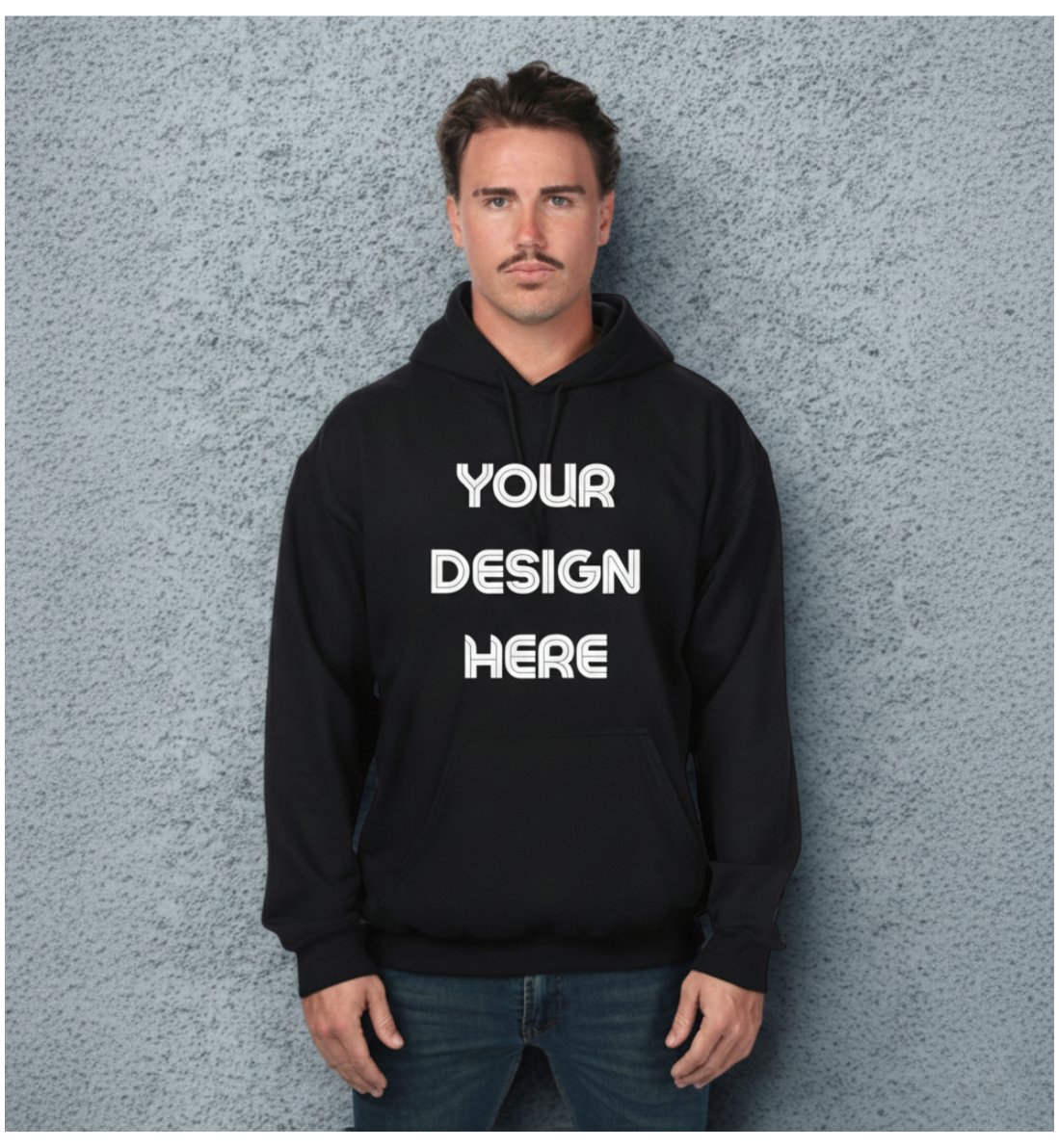 Basic Custom Hoodie – Gildan Heavy Blend