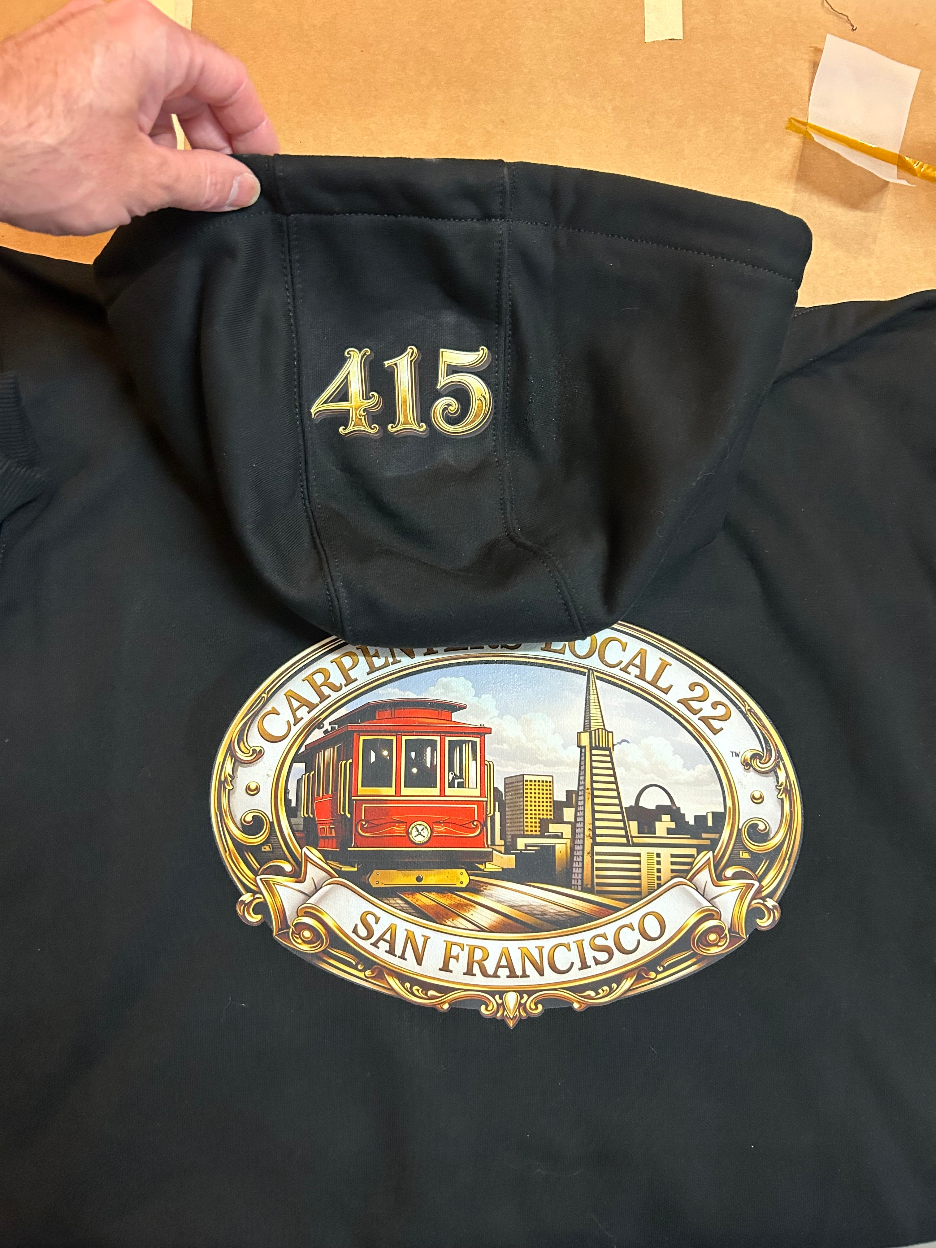 San Francisco Carpenters Local 22 – Zip-Up Hoodie