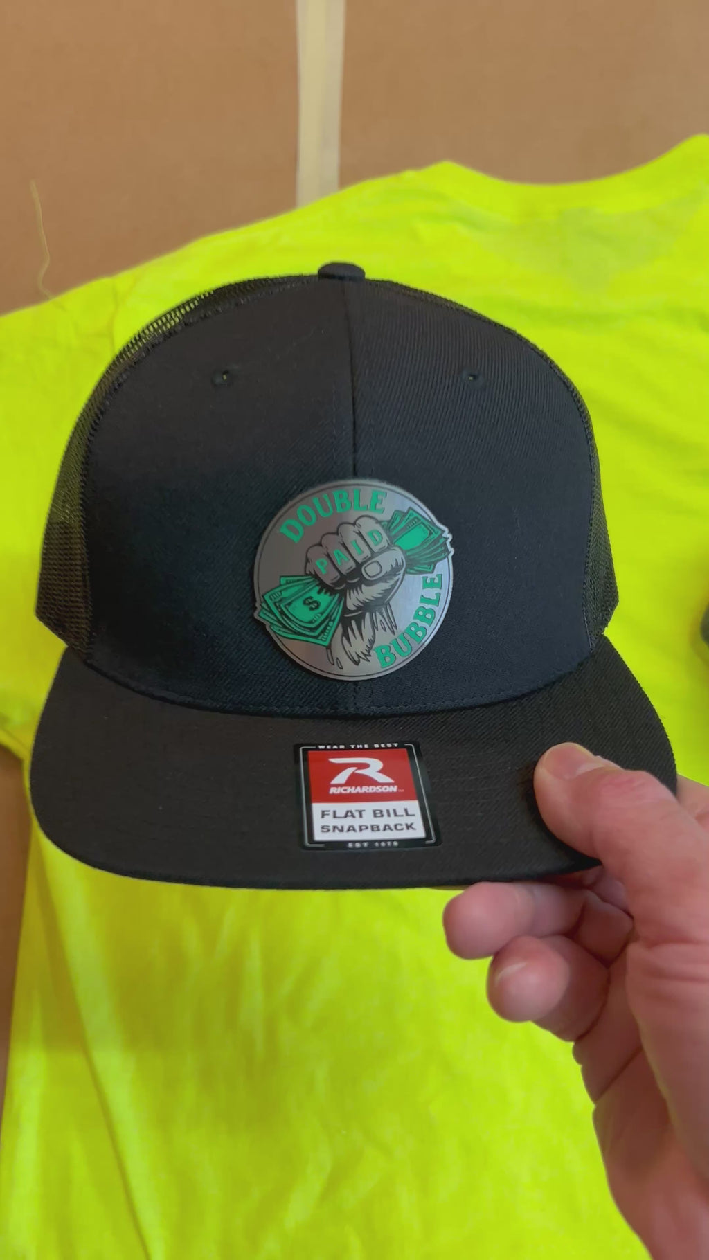 Double Bubble Trucker Hat – Acrylic Patch