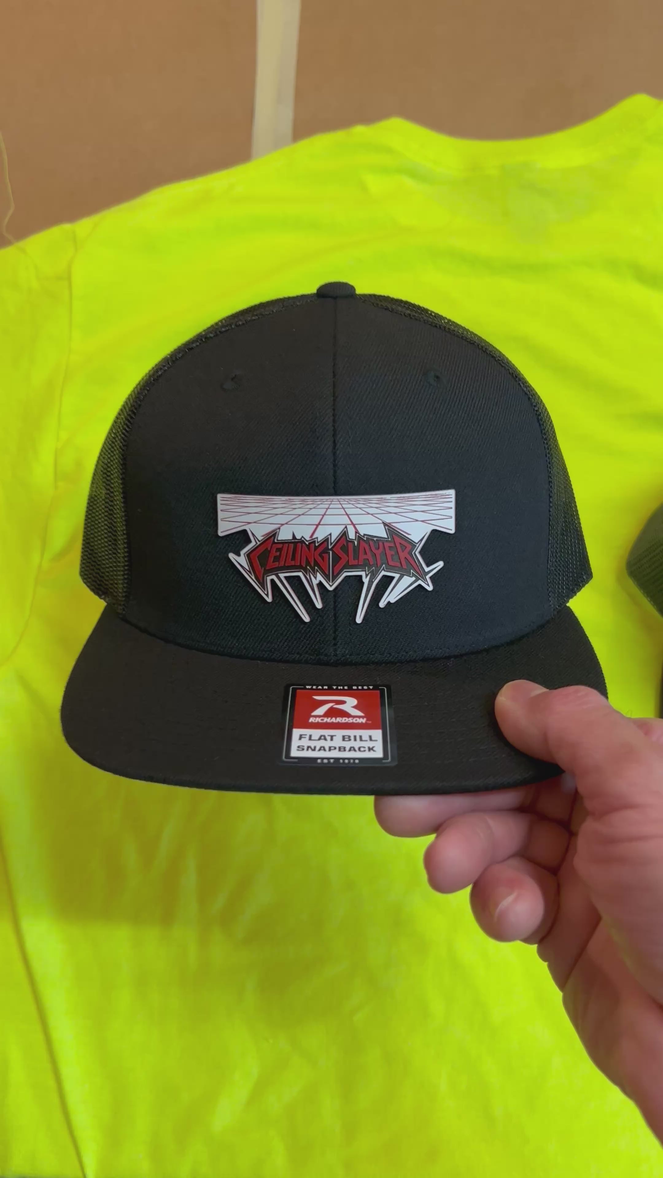 Ceiling Slayer Trucker Hat – Acrylic Patch