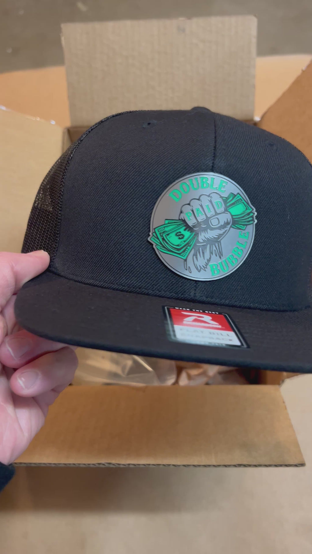 Double Bubble Trucker Hat – Acrylic Patch