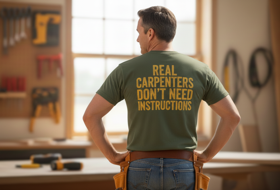 Real Carpenters Don't Need Instructions