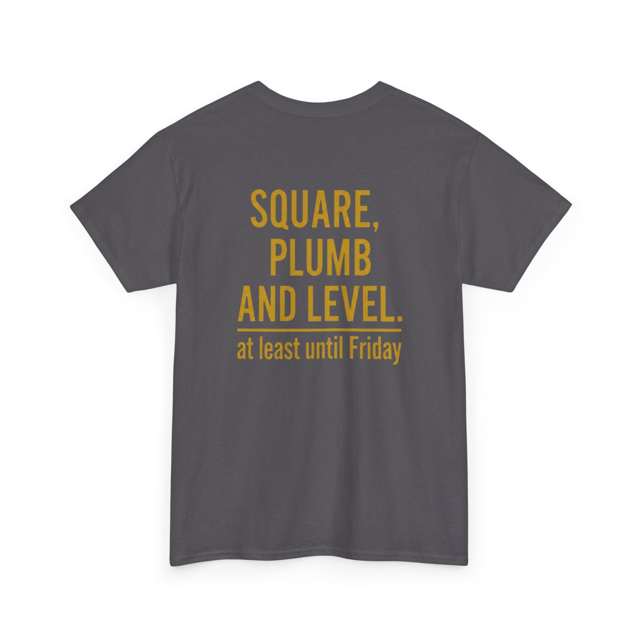Square, Plumb and Level. At least until Friday