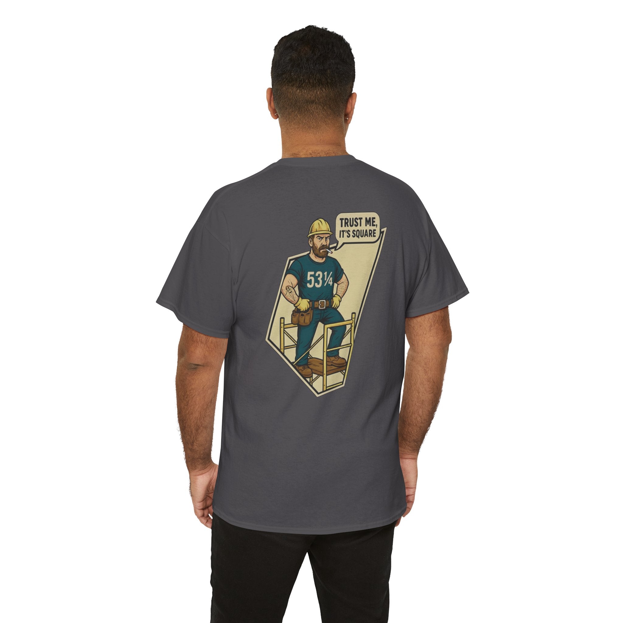 “Trust Me, It’s Square” – 53¼” shirt